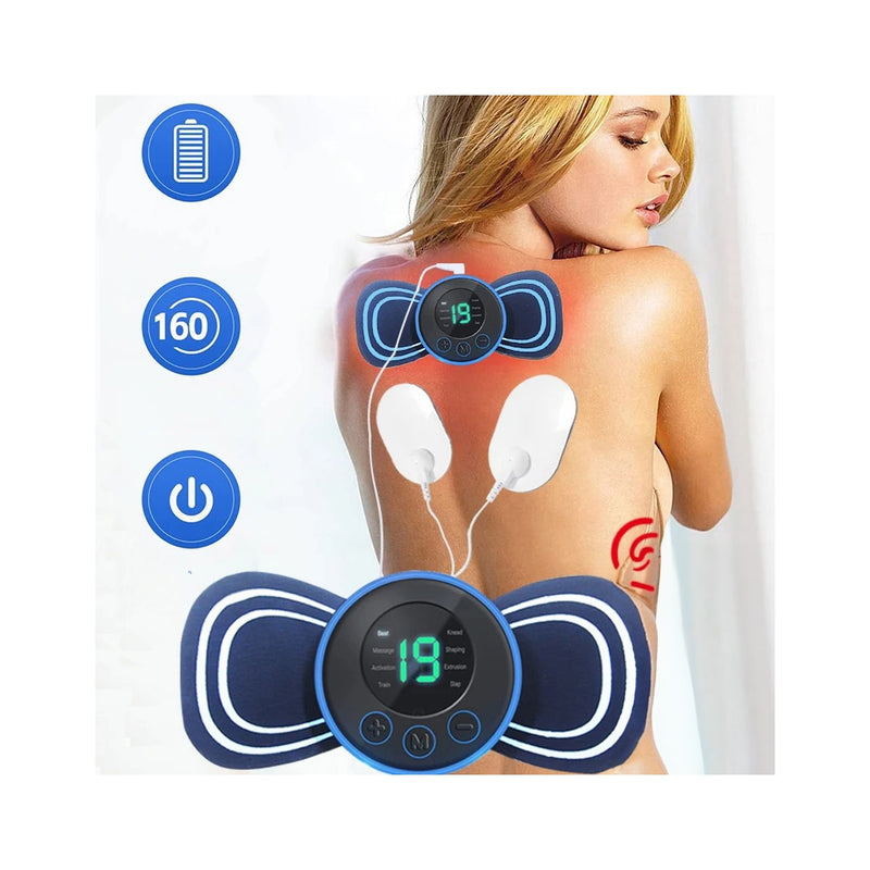 Mini Massajador Elétrico Portátil EMS